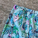 Load image into Gallery viewer, Lilly Pulitzer Girls Sammy Pajama Set Seasalt Blue Barking Up the Palm Tree 2T
