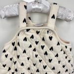 Load image into Gallery viewer, Hanna Andersson Baby Quilted Overall Ecru 90 cm 3T
