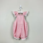 Load image into Gallery viewer, Vintage Pete's Jeans by Good Lad Pink Striped Romper 3T
