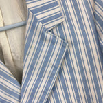Load image into Gallery viewer, Vintage Monsieur Adolfo Blue Striped Blazer 5T USA
