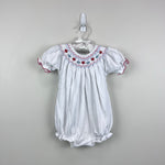 Load image into Gallery viewer, The Beaufort Bonnet Company Sandy Smocked Bubble Worth Avenue White 18-24 Months
