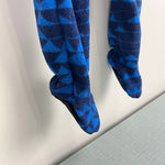 Load image into Gallery viewer, L.L. Bean Printed Fleece Bunting Blue Mountains 3-6 Months
