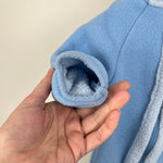 Load image into Gallery viewer, L.L. Light Bean Blue Fleece Bunting Snow Suit 3-6 Months
