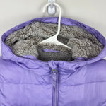 Load image into Gallery viewer, Lands' End Girls Fleece Lined Parka Lilac Breeze M 10-12
