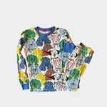 Load image into Gallery viewer, Mini Boden Snug Long John Dog Print Pajamas 9 years
