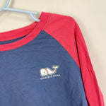 Load image into Gallery viewer, Vineyard Vines Long-Sleeve Raglan Baseball Whale T-Shirt 7
