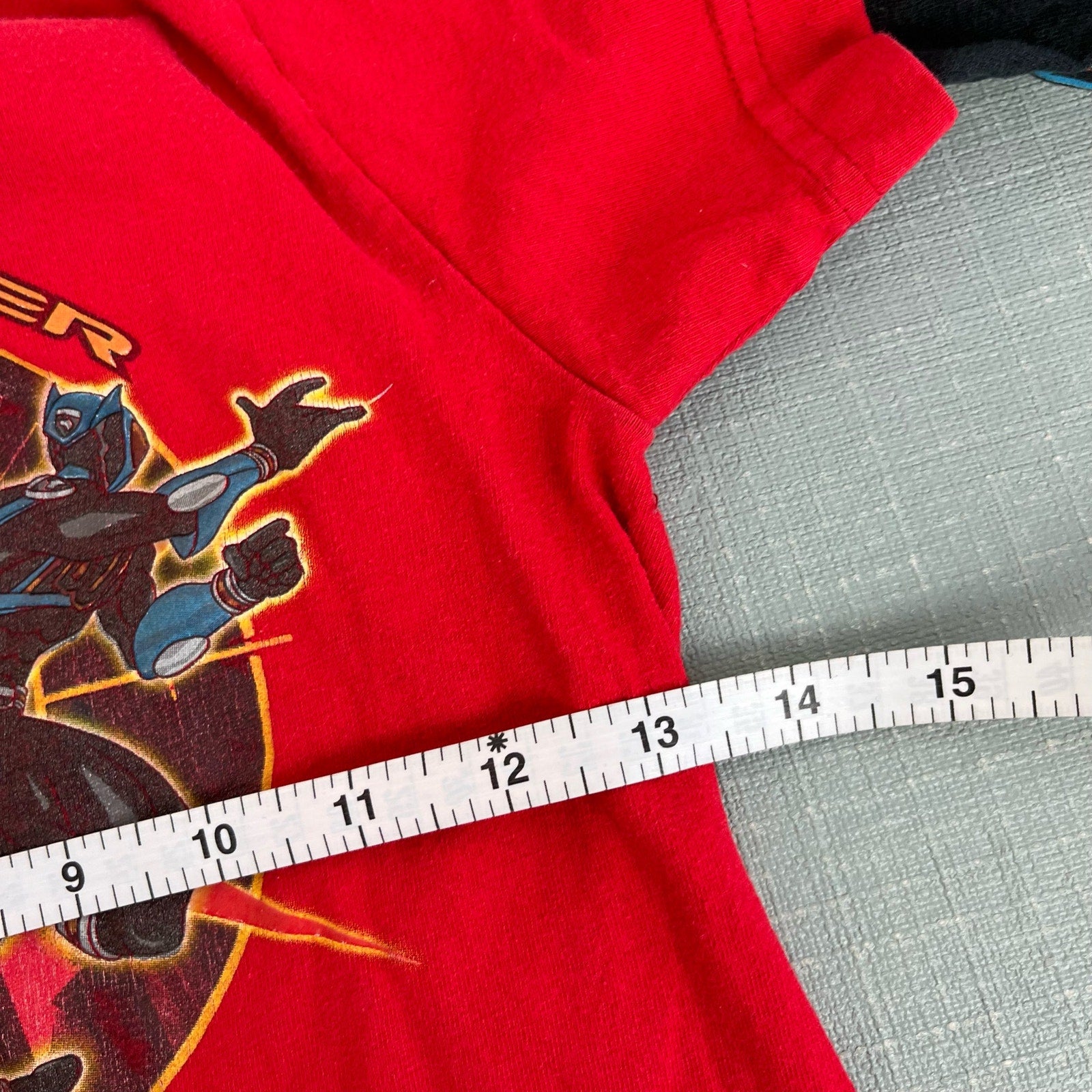 Vintage Power Rangers Long Sleeve Red Tee Medium