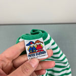 Load image into Gallery viewer, Vintage Pete's Partner A Goodlad Company Green Striped Play Slide Shortall Romper
