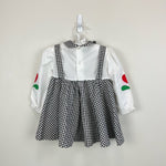 Load image into Gallery viewer, Vintage Houndstooth Jumper Dress 2T
