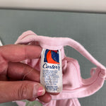 Load image into Gallery viewer, Vintage Carter's Pink Animal Overalls 3 Months USA
