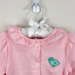 Load image into Gallery viewer, Vintage OshKosh B&#39;gosh Ruffle Bird Cardigan 12 Months
