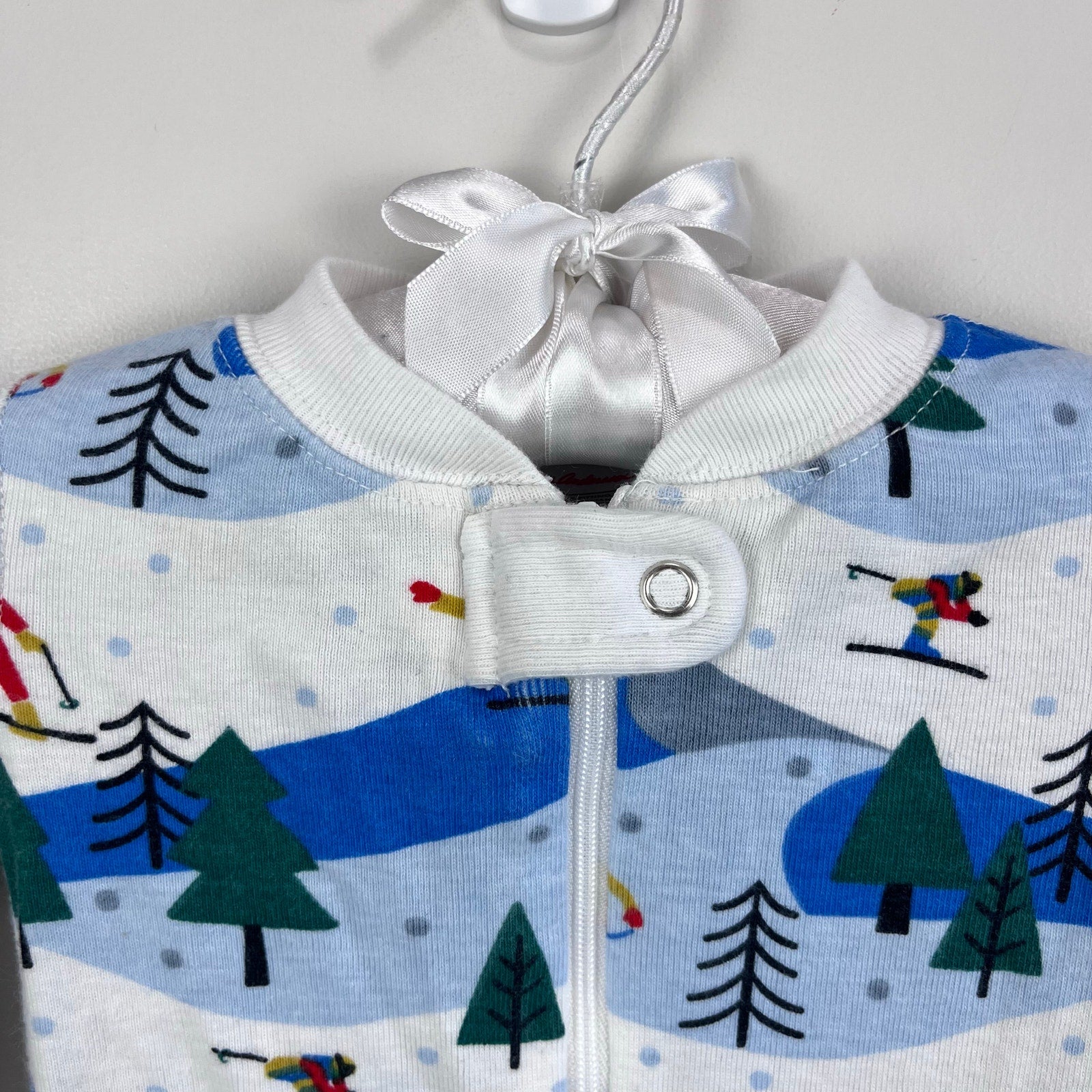 Hanna Andersson Holiday Ski Slope Sleeper 60 cm 3-6 Months