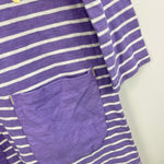 Load image into Gallery viewer, Mini Boden Long Sleeve Purple Striped Polka Dot Dress 6-7
