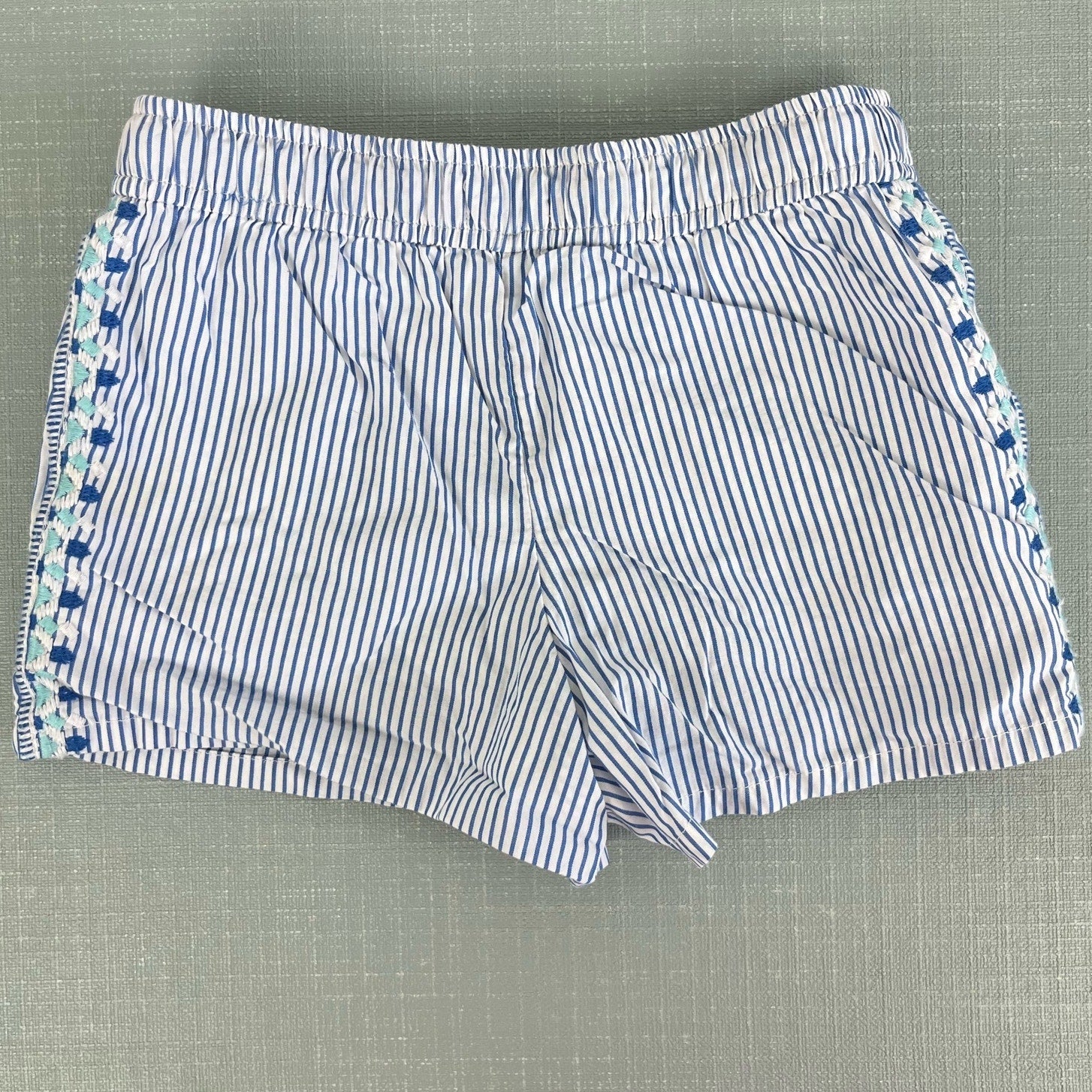 Vineyard Vines Girls Pop Embroidered Pull-On Shorts XS 5-6