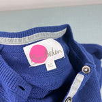 Load image into Gallery viewer, Mini Boden Cotton Cashmere Mix Cardigan Blue 6-7
