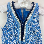 Load image into Gallery viewer, Vineyard Vines Blue Floral Dress 2T
