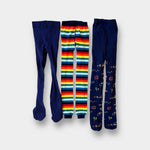 Load image into Gallery viewer, Hanna Andersson Navy Rainbow Tights Bundle
