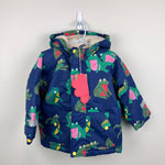 Load image into Gallery viewer, Mini Boden Borg Lined Anorak Jacket Twilight Frogs 2-3 NWT

