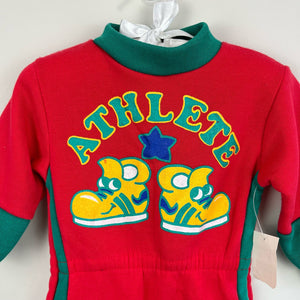 Vintage Kalamazoo Kids Athlete Coverall 6-9 Months NWT