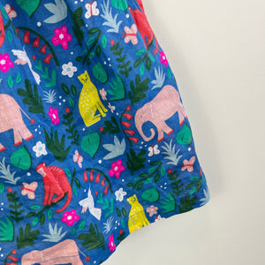 Mini Boden Ruffle Jungle Tank Top 6-7