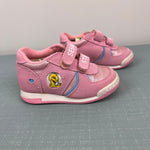 Load image into Gallery viewer, Vintage Sesame Street Pink Big Bird Sneakers 5 NWOT

