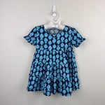 Load image into Gallery viewer, Lilly Pulitzer Girls Mini Jodee Short Sleeve Dress Low Tide Navy Any Fin For You XS 2-3
