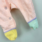 Load image into Gallery viewer, Vintage Carter's Pastel Ruffle Ice Cream Footie Small
