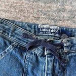 Load image into Gallery viewer, Vintage Y2K Limited Too Bootcut Cargo Tie Waist Blue Jeans 10
