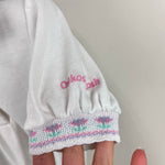 Load image into Gallery viewer, Vintage OshKosh B'gosh Short Sleeve White Flower Top 4T USA
