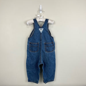 Vintage OshKosh B'gosh Blue Jean Overalls 18 Months