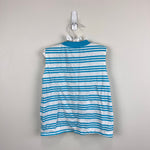 Load image into Gallery viewer, Kids Classics Sports Blue Striped Tank Top 6
