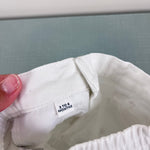 Load image into Gallery viewer, Janie and Jack White Flower Embroidered Jeans 3-6 Months
