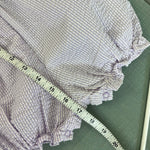 Load image into Gallery viewer, Vintage Y2K Carter's Purple Seersucker Stripe Flower Romper 18 Months
