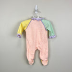Load image into Gallery viewer, Vintage Carter's Pastel Ruffle Ice Cream Footie Small
