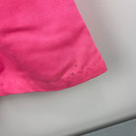 Load image into Gallery viewer, Vintage Pink Cat Lace Ruffle Overalls 12 Months USA
