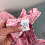 Load image into Gallery viewer, Vintage Samara Pink Floral Ruffle Dress 2T NWT
