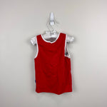 Load image into Gallery viewer, Vintage Toddler Red Pro Track Tank Top Red
