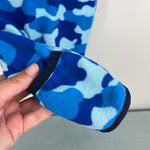 Load image into Gallery viewer, The North Face Glacier Fleece Bunting Blue Camo 3-6 Months
