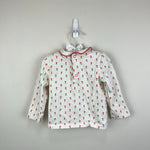 Load image into Gallery viewer, Mini Boden Heart Flowers Blouse 12-18 Months
