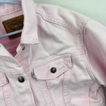 Load image into Gallery viewer, Vintage Levi's Light Pink Denim Trucker Jacket 6 USA
