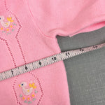 Load image into Gallery viewer, Vintage A Little Angel Original Pink Duck Sweater Baby Girl
