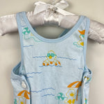 Load image into Gallery viewer, Vintage Carter's Blue Beach Overalls 9 Months USA
