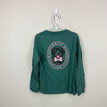 Load image into Gallery viewer, Vineyard Vines Boys’ Long-Sleeve Graphic T-Shirt Peppermint Bark Pup Grass Green 6
