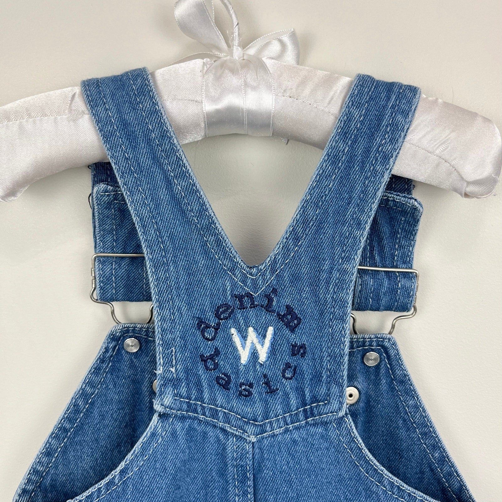 Vintage Weebok Blue Jean Overalls 12 Months