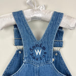 Load image into Gallery viewer, Vintage Weebok Blue Jean Overalls 12 Months
