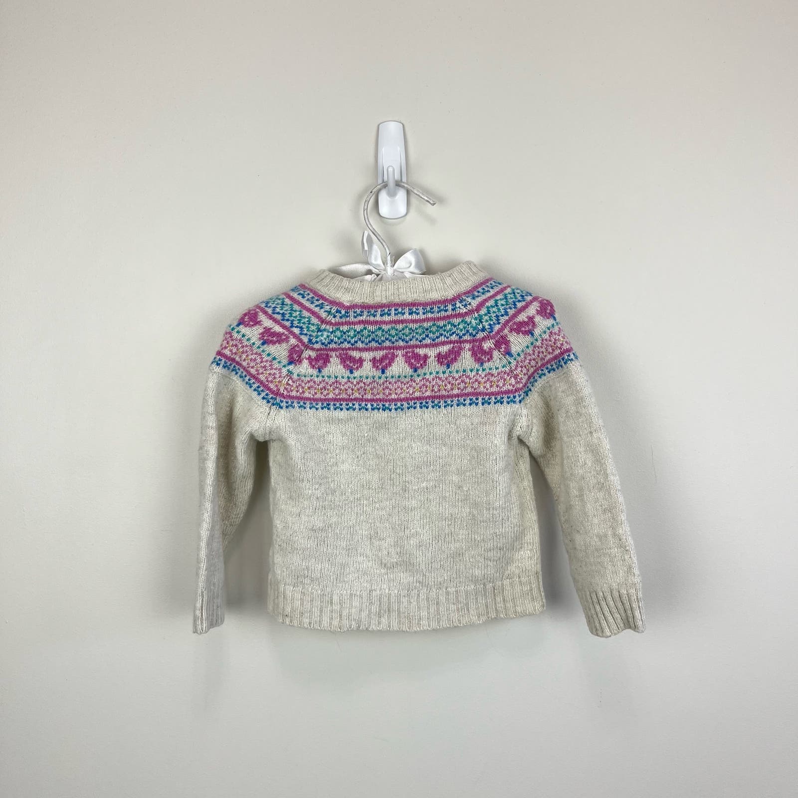 JoJo Maman Bebe Fair Isle Bird Sweater 12-18 Months