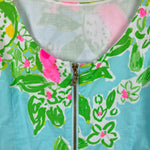 Load image into Gallery viewer, Lilly Pulitzer Girls Little Delia Dress Pool Blue Pink Lemonade 14
