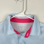 Load image into Gallery viewer, Vineyard Vines Sankaty Printed Performance Polo Shirt Blue M 12-14
