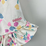 Load image into Gallery viewer, Vintage OshKosh B'gosh Floral Ruffle Bathing Suit 18 Months USA
