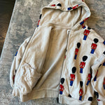 Load image into Gallery viewer, Bobo Choses Little Tin Soldiers Zipper Hoodie &amp; Jogging Pants Set 122 cm 6-7
